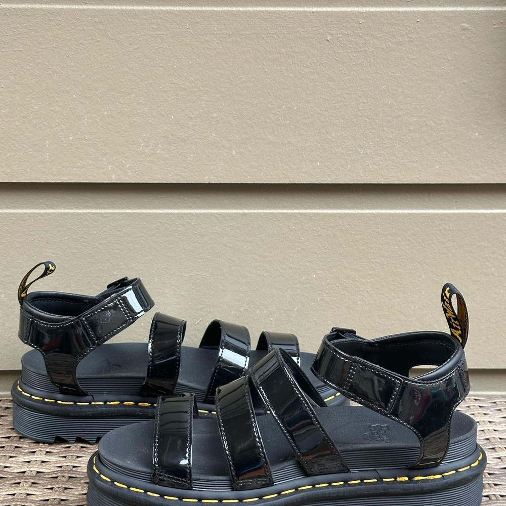 Black Patent women Sandals - Picture 3 of 8